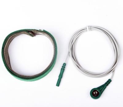 China Reusable Ground Electrode With 1500mm Snap Cable And 450mm Belt for sale