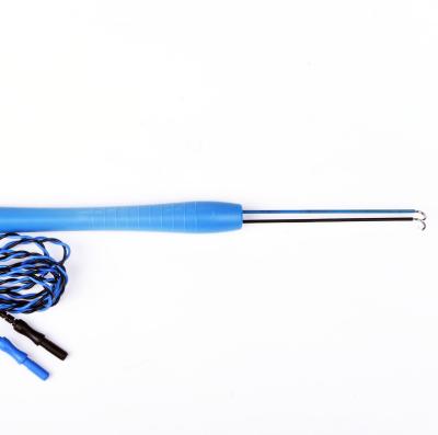 China Repusi IONM Disposable Double Hook Stimulation Probe 180° With Blue Handle for sale