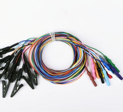 China Reusable Colorful Alligator Clips 12 Colors With Standard 1 Pin DIN for sale
