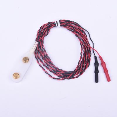 China A distância do elétrodo 25mm da barra da gravação do EMG coloriu branco com duas ligações à venda