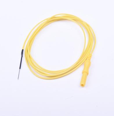 中国 Disposable Subdermal Needle Electrodes Single Lead With Connector 販売のため