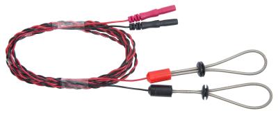 China Electrodo sensorial del lazo del finger de Resusable EMG, electrodo del estímulo del par trenzado En blanco-rojo en venta