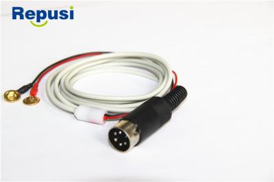 Chine L'électrode de tasse de GWC/2-1.2PG EEG, a protégé la longueur 1.2m de fil de l'électrode 2-Lead de tasse à vendre