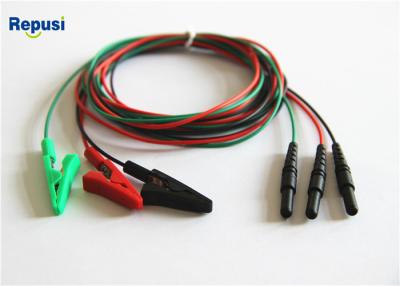 China El alambre de ventajas reutilizable del clip de cocodrilo en área de la neurología escoge con verde de los colores en venta