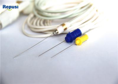 Chine Câble du connecteur EMG de 5 bornes DIN, câble protégé pour l'électrode d'aiguille de Concertric à vendre