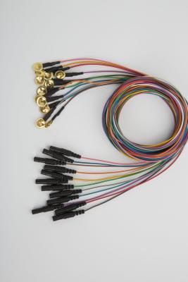 China Electrodo plateado oro del cerebro de la taza del estruendo 10m m del disco del electrodo de la taza del EO EEG en venta