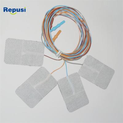 China EMG Ground Adhesive Electrode 60x40mm With 1.5m Lead Wire for sale