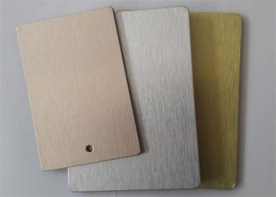 China Richful Color Flat Aluminum Sheet , Brushed Aluminum Laminate Sheet  Film Protective for sale