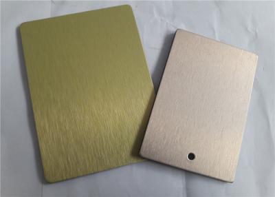 China Easy To Maintain Brushed Aluminum Sheets Excellent Impact Resistance for sale