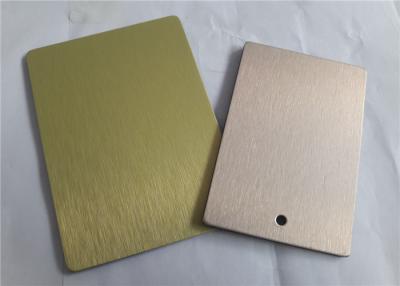 China Width Customized Brushed Aluminum Plate Installation Convenient Recycled Environmentally for sale