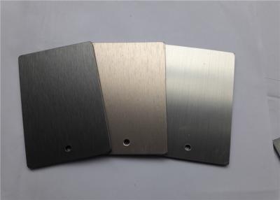 China Brushed Finished Painted Aluminum Sheets Customizable Width Good Rigidity for sale
