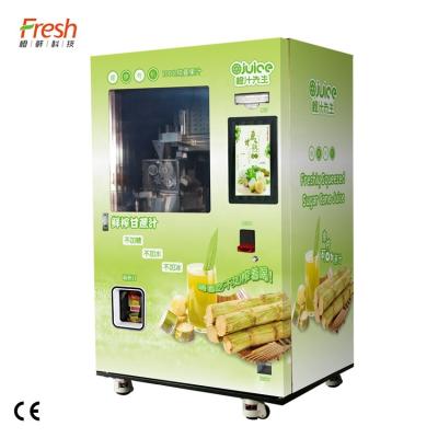 China Fresh Juice Sugarcane Vending Machine 220V Automatic For Supermarket for sale