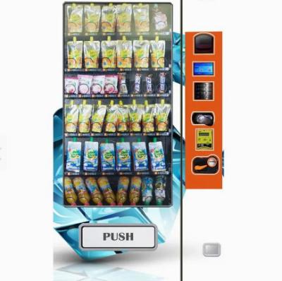 China Lector de tarjetas anaranjado combinado al aire libre de Juice Vending Machine Standard With en venta