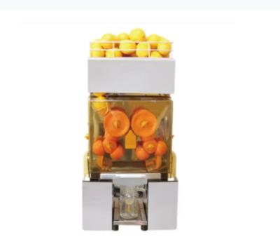 China 220V / 110V Fresh Squeezed Orange Juice Machine Commercial Auto Orange Juicer for sale