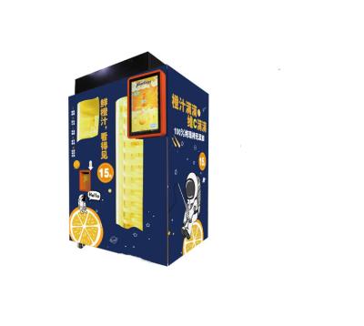 China La máquina expendedora fresca del zumo de naranja del hombre del espacio busca distribuidores por todo el mundo en venta