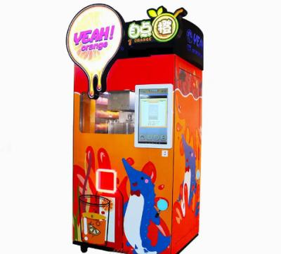 China Leche Juice Vending Machine anaranjado 400W de la bebida con el sistema de enfriamiento en venta