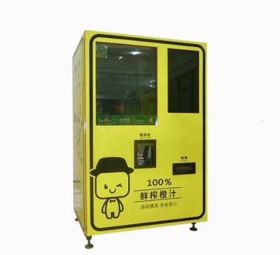 China Smart Self Service Fruit Juice Vending Machine Automatic For Railway Station for sale