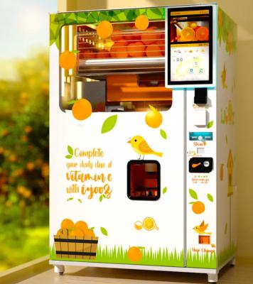 China 1500W Orange Fresh Juice Vending Machine Automatic Air Cooled For Supermarkets for sale