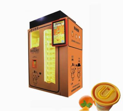 China Custom Fully Automatic Juice Vending Machine Coin Payment for sale