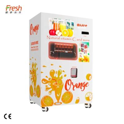 China 55dB Low Noise Automatic Juice Vending Machine Metal Material LED Lighting System for sale