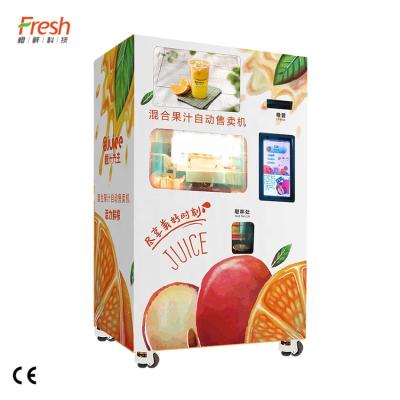 China 90dB LED Automatic Juice Vending Machine With 90s Cooking Time Coin Payment for sale