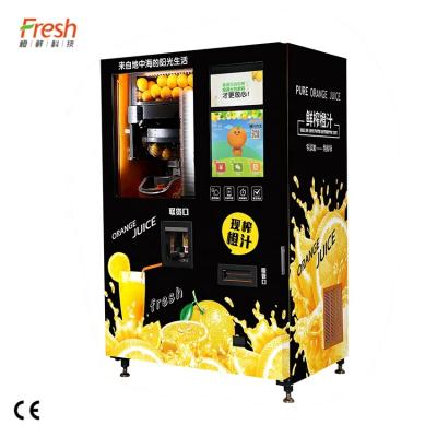 China 800W Metal Automatic Juice Vending Machine With Temperature Range 0-10°C for sale
