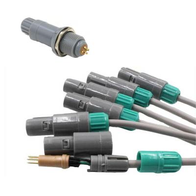China PAG PKG Electrical Push Pull Self-latching Plug Socket Replacement Plastic Tubing Connector for sale