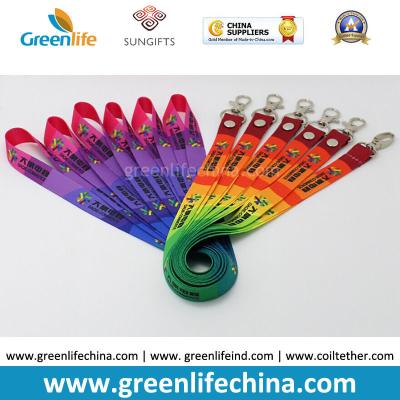 China Heat-transfer Pre-printed Earthfriendly Meeting Lanyard High Quality Neckwear Promotional Gift for sale