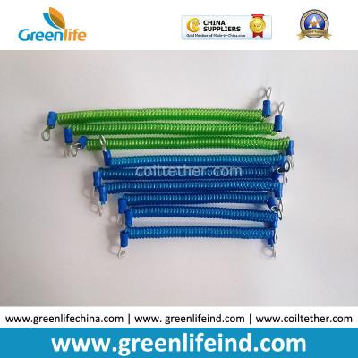 China Machinery Using Translucent Green/Blue Length 12/15CM Popular Safety Spring Tool's Tethers for sale
