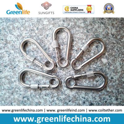 China High Quality Stainless 316 steel Rapid Link Quick Connector Carabiner w/Screw&Ring for sale