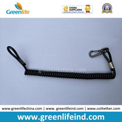 China Wire-reinfored Pistol Lanyard for Duty/Basic Belt Loop w/Delux Swivel on One End for sale