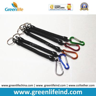 China 2.5*10*150MM Retractable Stretchy Coiled Fishing Tool Plier Lanyard Rope Strings for sale