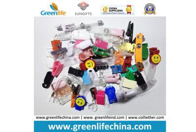 China Durable Top Quality China Manufacturer Office/School Used Plastic Badge Clips w/Custom Logo for sale