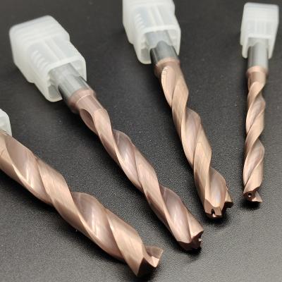 China Gw Carbide Drill Bits Coolant Fed Drilling Bits 2 Coolant Wth Coating for sale