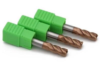 China Convex Radius Milling straight flute cutter Ultra Micro Grain Copper Color for sale