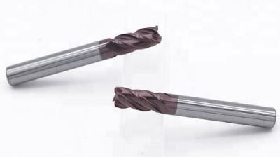China Moinho de extremidade contínuo do raio do canto do carboneto de 4 flautas para de aço inoxidável à venda