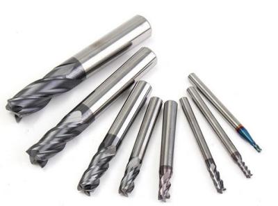 China 2-12Mm Carbide Square End Mill 4 Flute Milling Cutter CNC Tools Set for sale