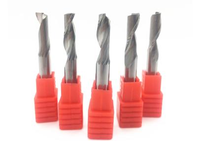 China 4mm Single Flute Spiral Solid Carbide End Mills CNC Carbide Router Bits for sale