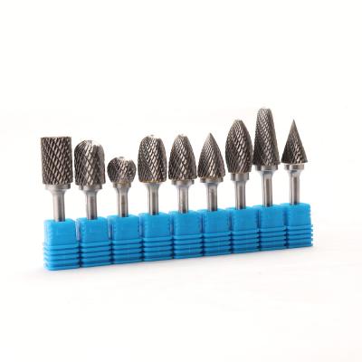 China Long Reach Tungsten Carbide Rotary Bits Rotary Type C Double Cut Copper Welding for sale