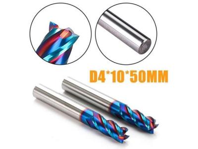 China HRC65 Nano Coating Solid Carbide End Mills Machine Tools For stainless steel for sale