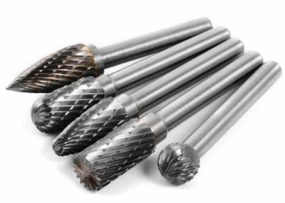 China Silver Tungsten Rotary Carbide Burr Bits File For Wood Metal for sale