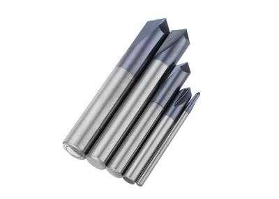 China 12mm Carbide Chamfer Bit 2 Flutes Sgs Carbide End Mill For Aluminum for sale