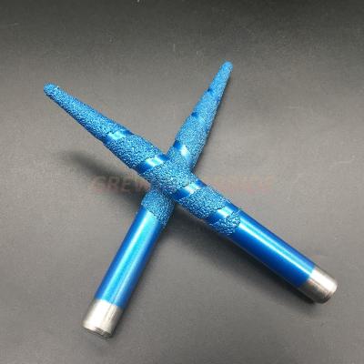 China Cemented Carbide End Mill Brazing Diamond Stone Engraving Cutter Tools for sale