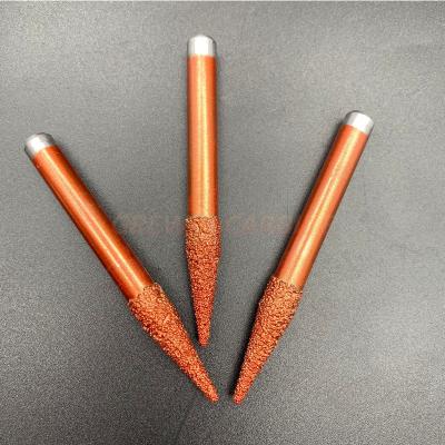 China Tungsten Carbide End Mill Brazing Diamond Stone Engraving Cutter Tools for sale