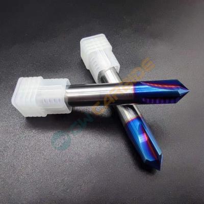 China Cutter Spot Solid Carbide Chamfer Bit 90 Degree Drill Bit For Stainless Steel 60HRC for sale