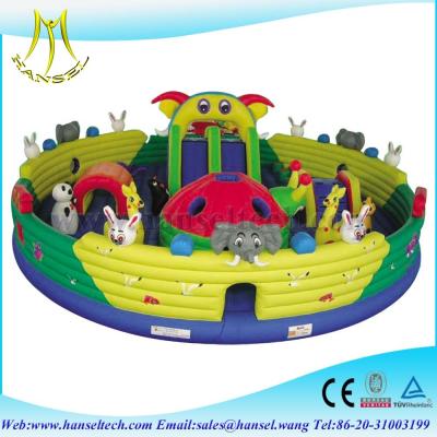 China Hansel 2015 Affordable attractive inflatable jumping castle slide bouncers for sale