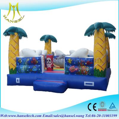 China Hansel china kids playground slides inflatable playground slide for sale