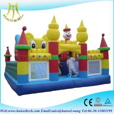 China Hansel best price cheapest inflatable cartoon bounce house kids play for sale