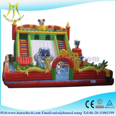 China Hansel giant inflatable space bouncer slide for sale