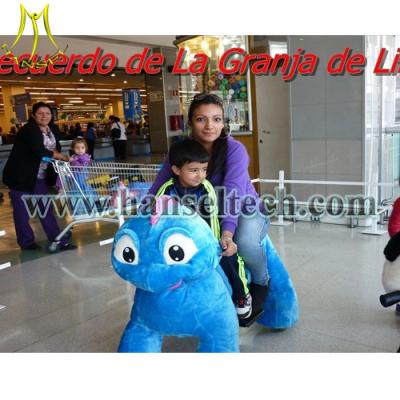 China Hansel animales montables riding dinosaur toys dinosaur animal rides for shopping mall for sale